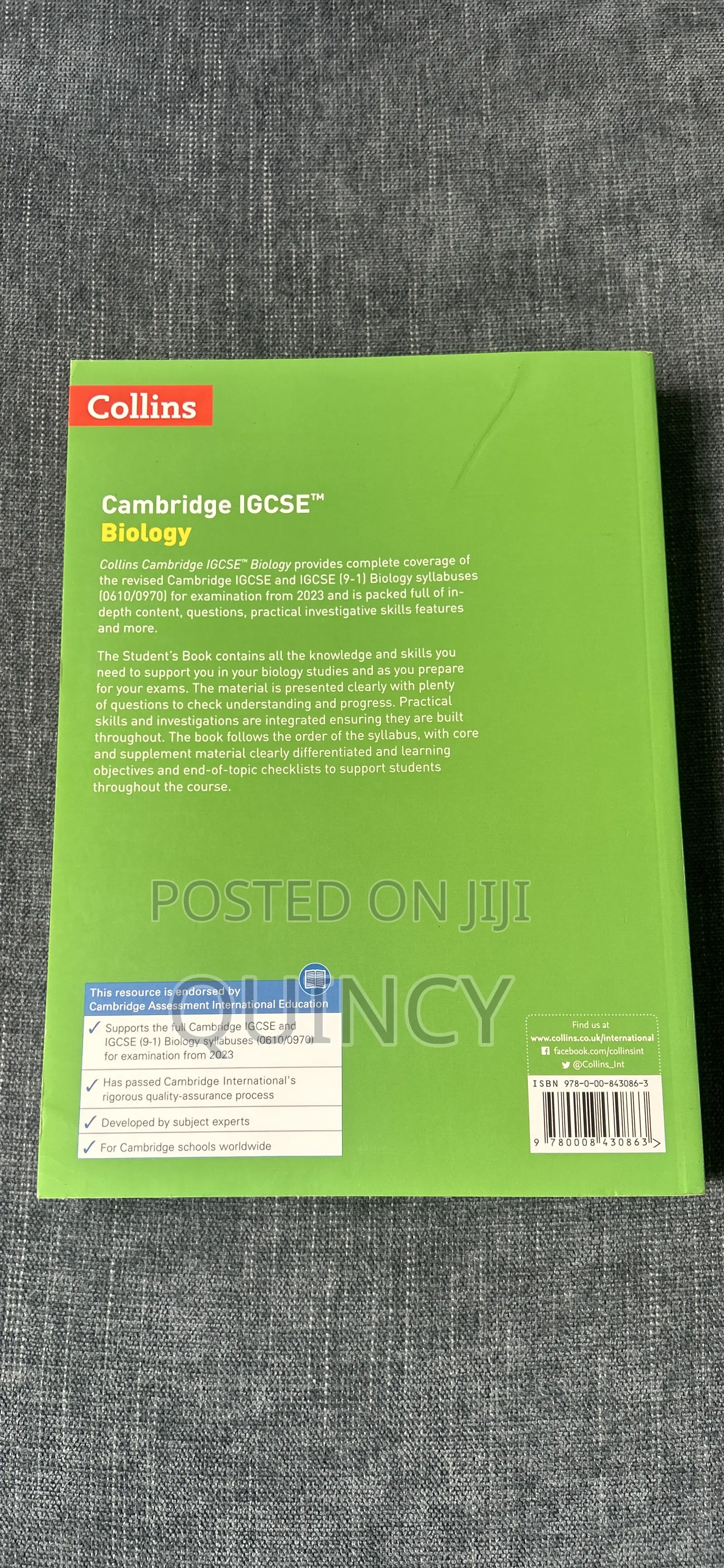 Collins Cambridge Igcse Biology Students Book