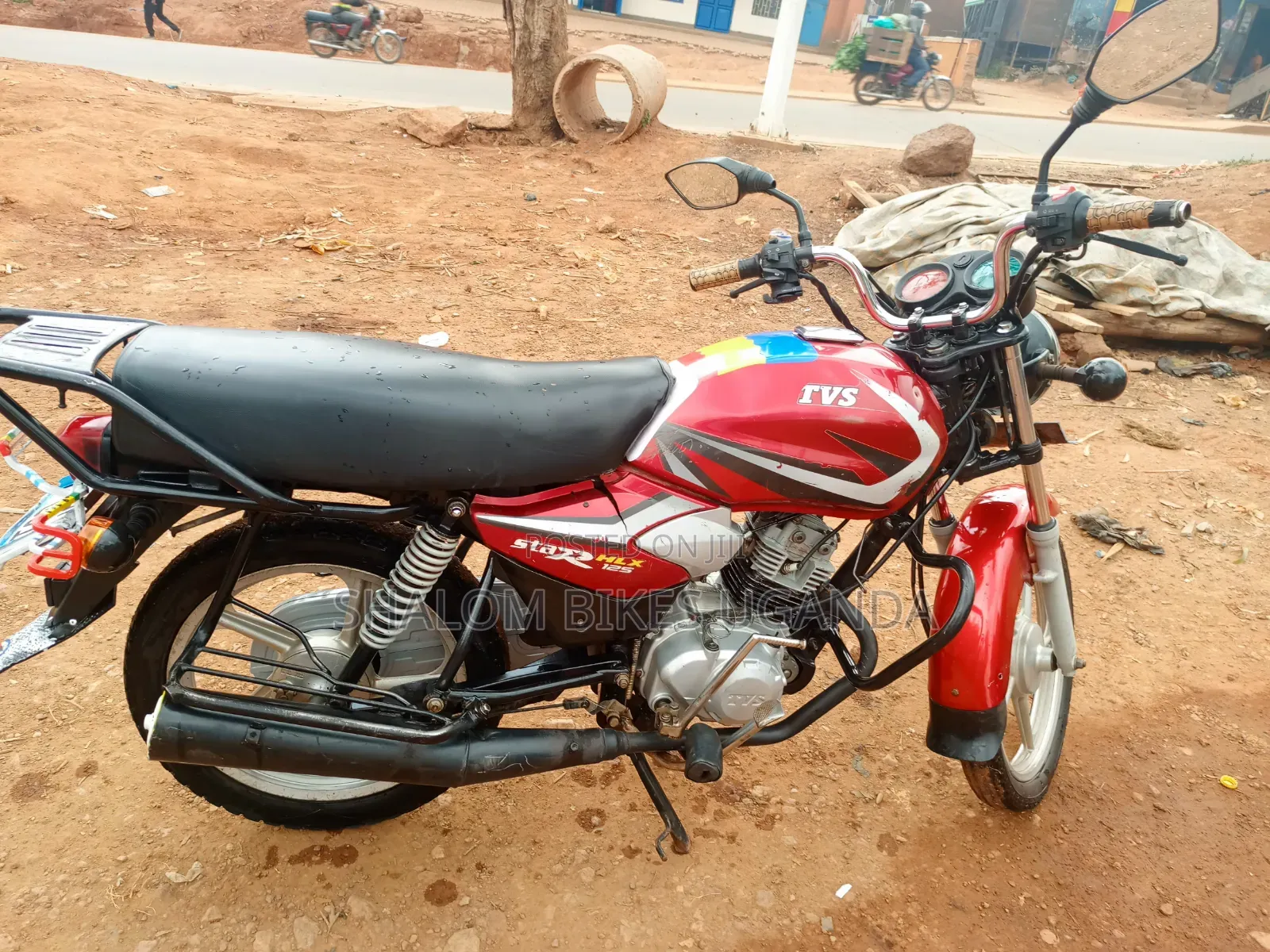 TVS HLX 125 2023 Red