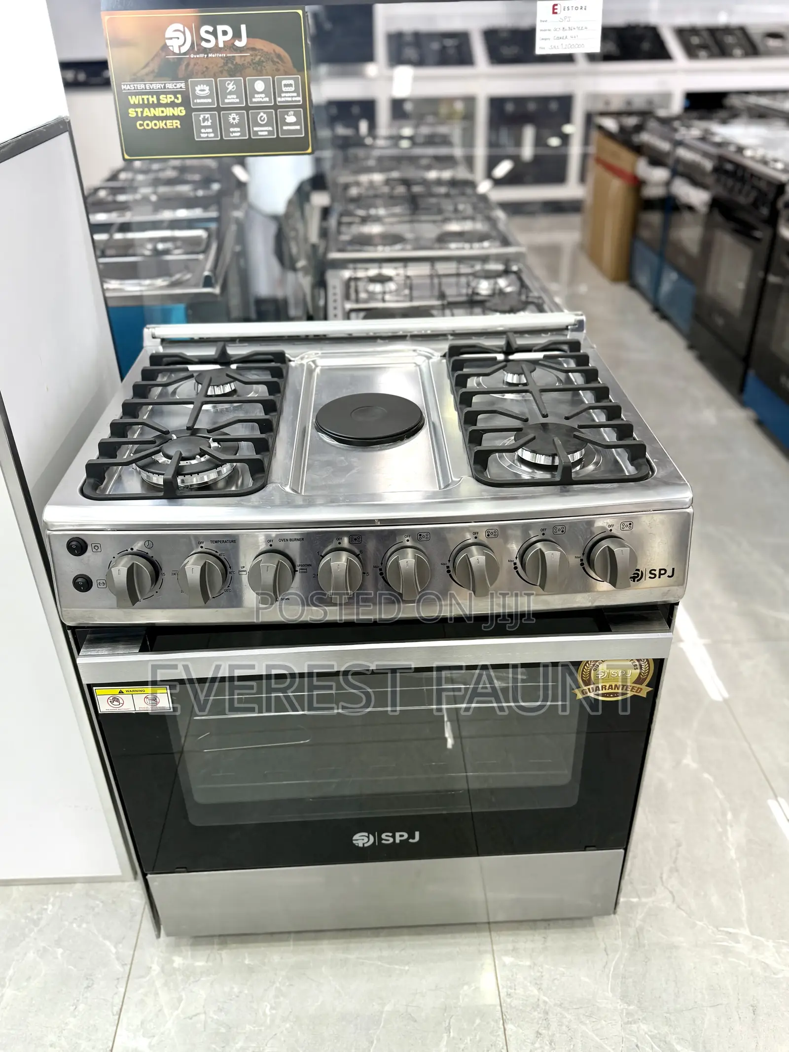 SPJ 90 by 60 4gas 1electric Oven Electric and Nozzle