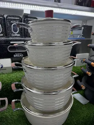 5 Pieces Of Non Stick Cooking Pot Set