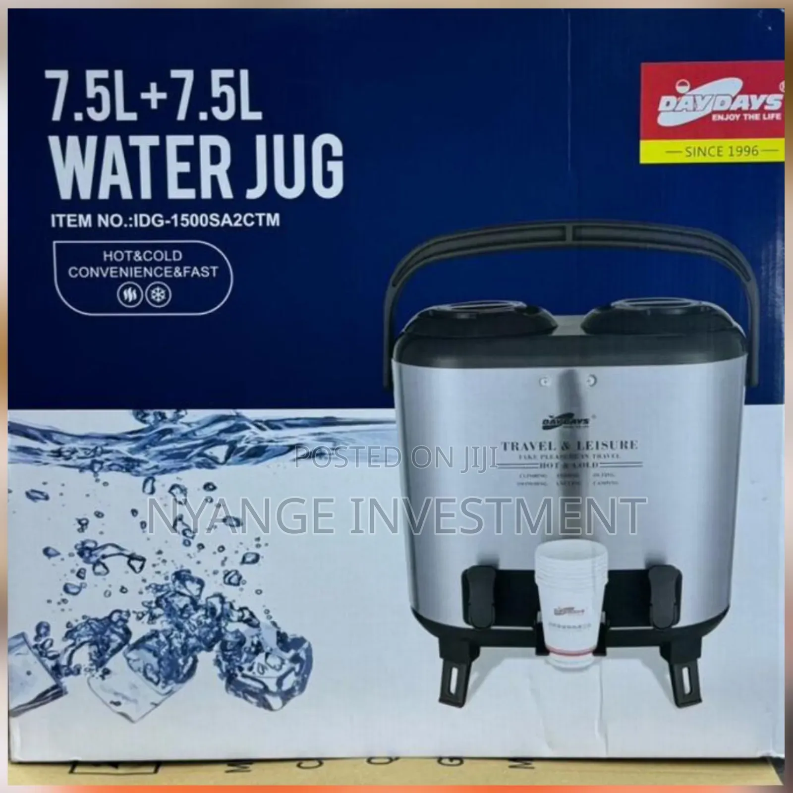 Twin Flask 15ltrs for Commercial Purpose
