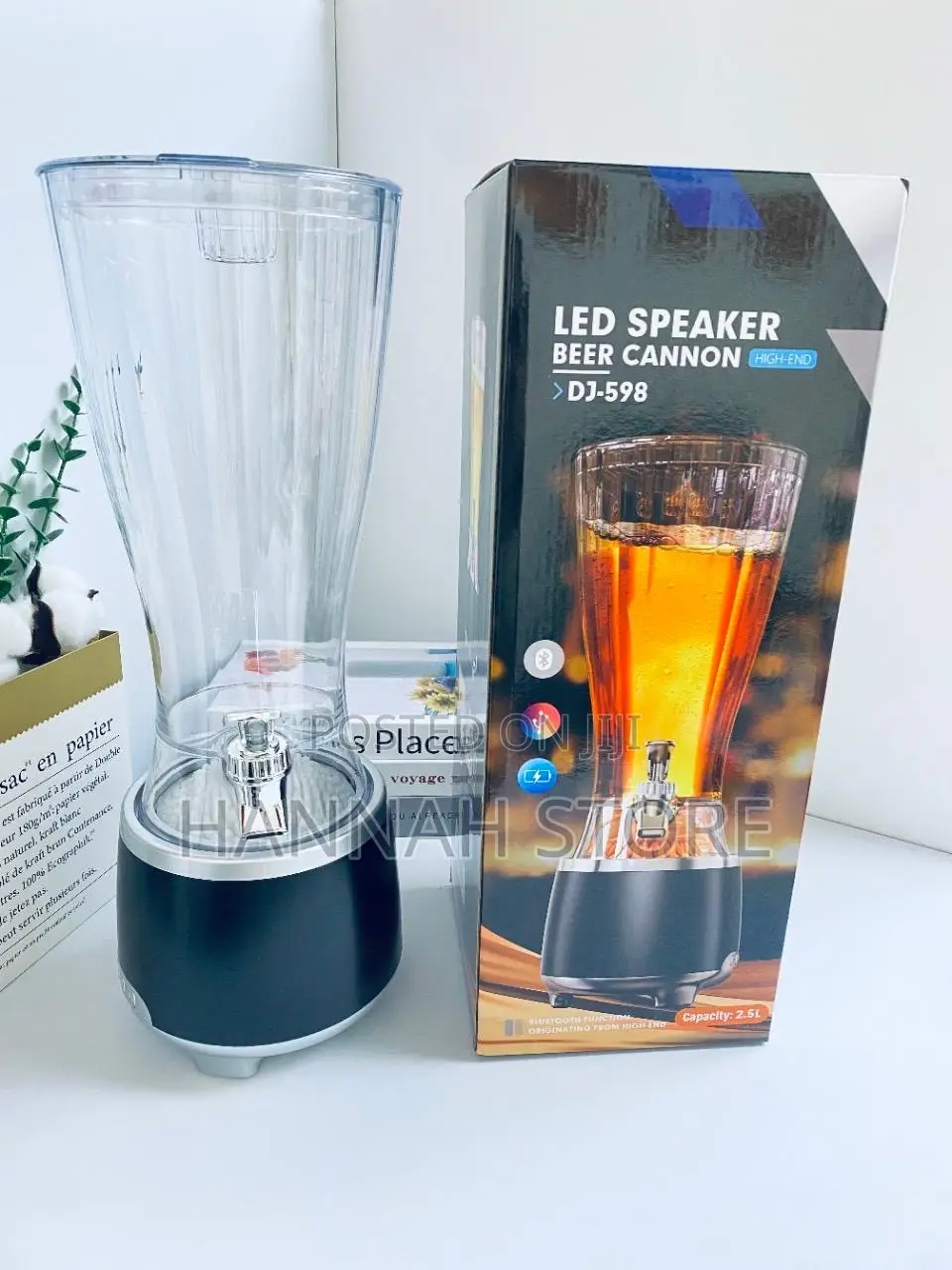 Led Speaker Beer Cannon