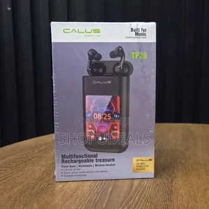 Calus Tf20 3-in-1 Wireless Earbuds + Power Bank + Multimedia Player.