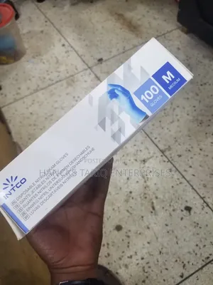 Intco Disposable Nitrile Gloves – Powder-Free, Non-Sterile (100 Pcs)
