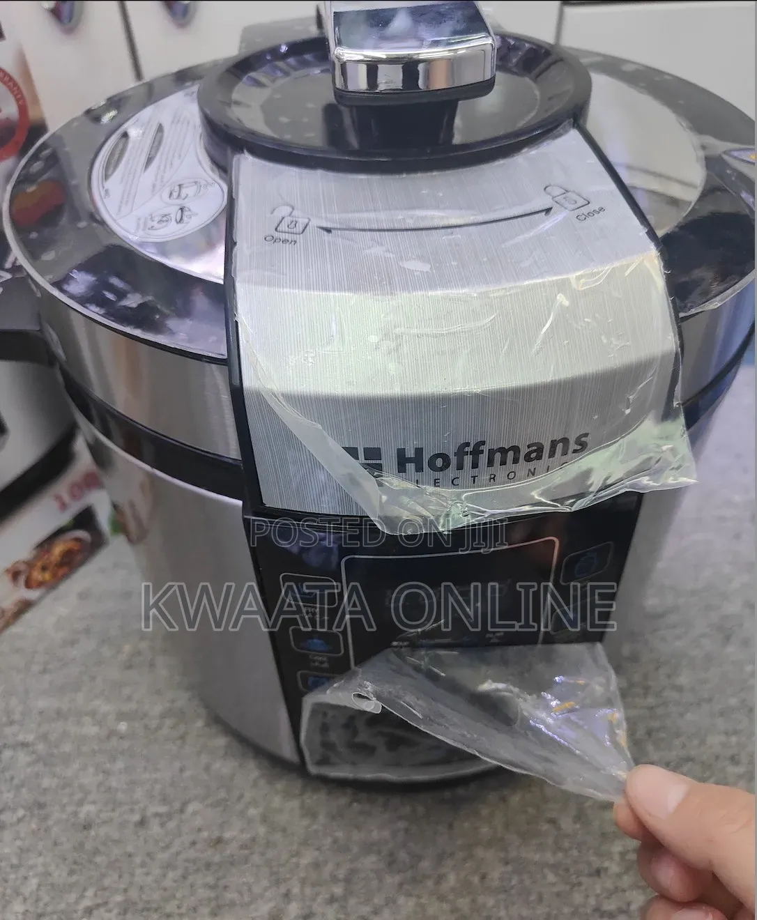 14in1 Hoffmans 6l Electric Pressure Cooker Deep Fryer With Basket, Pot