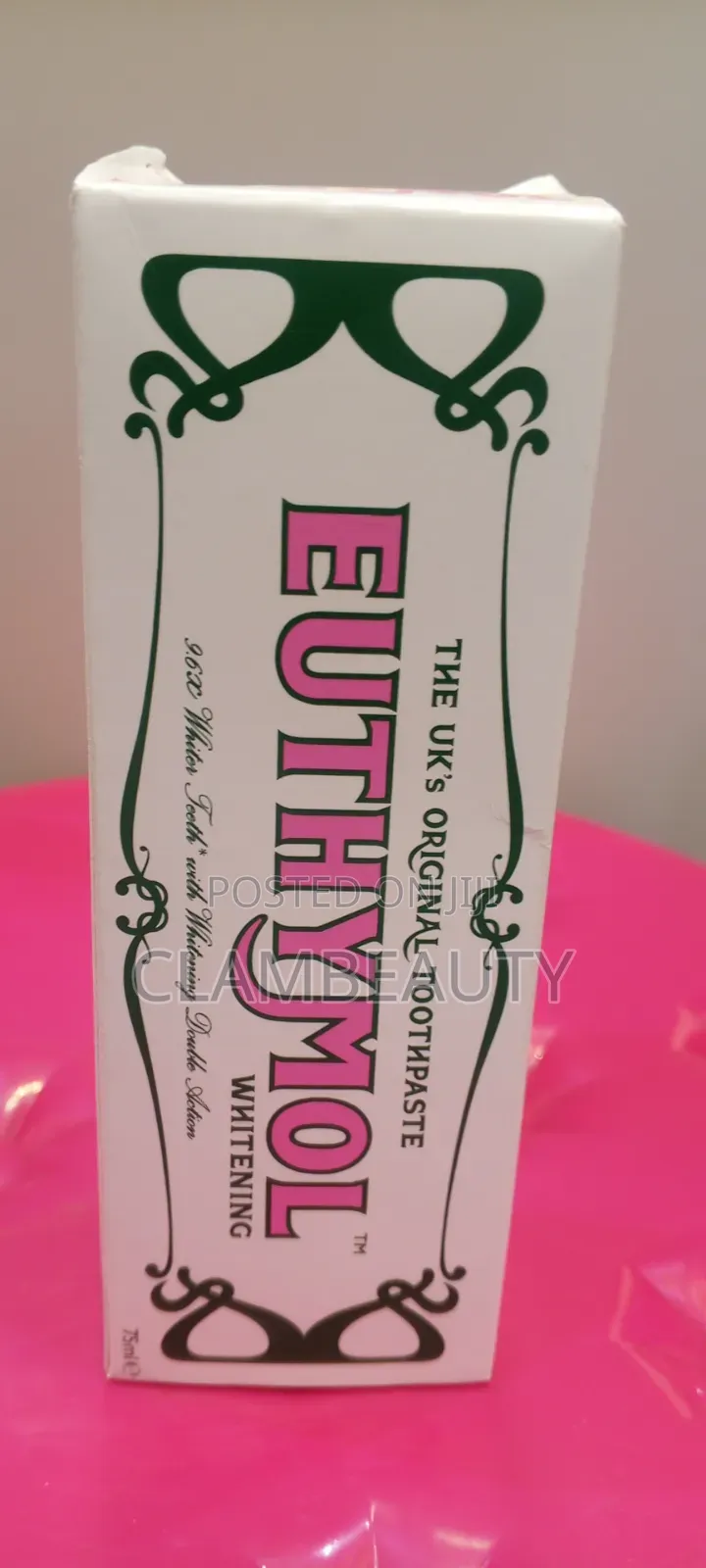 Euthymol Whitening Toothpaste Uk's Original Toothpaste 72ml