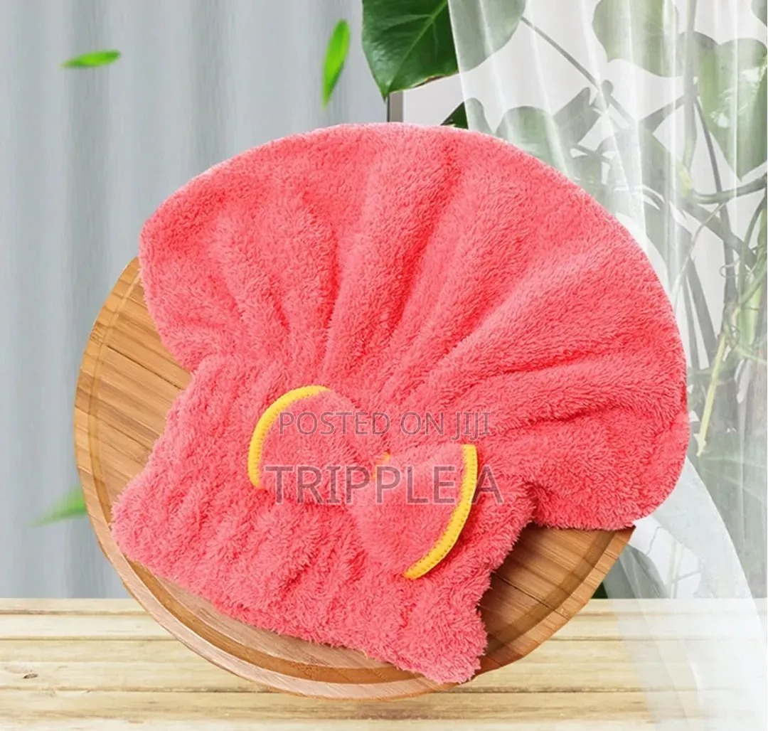Microfiber Hair Quick Drying Towel Bath Wrap Shower Cap