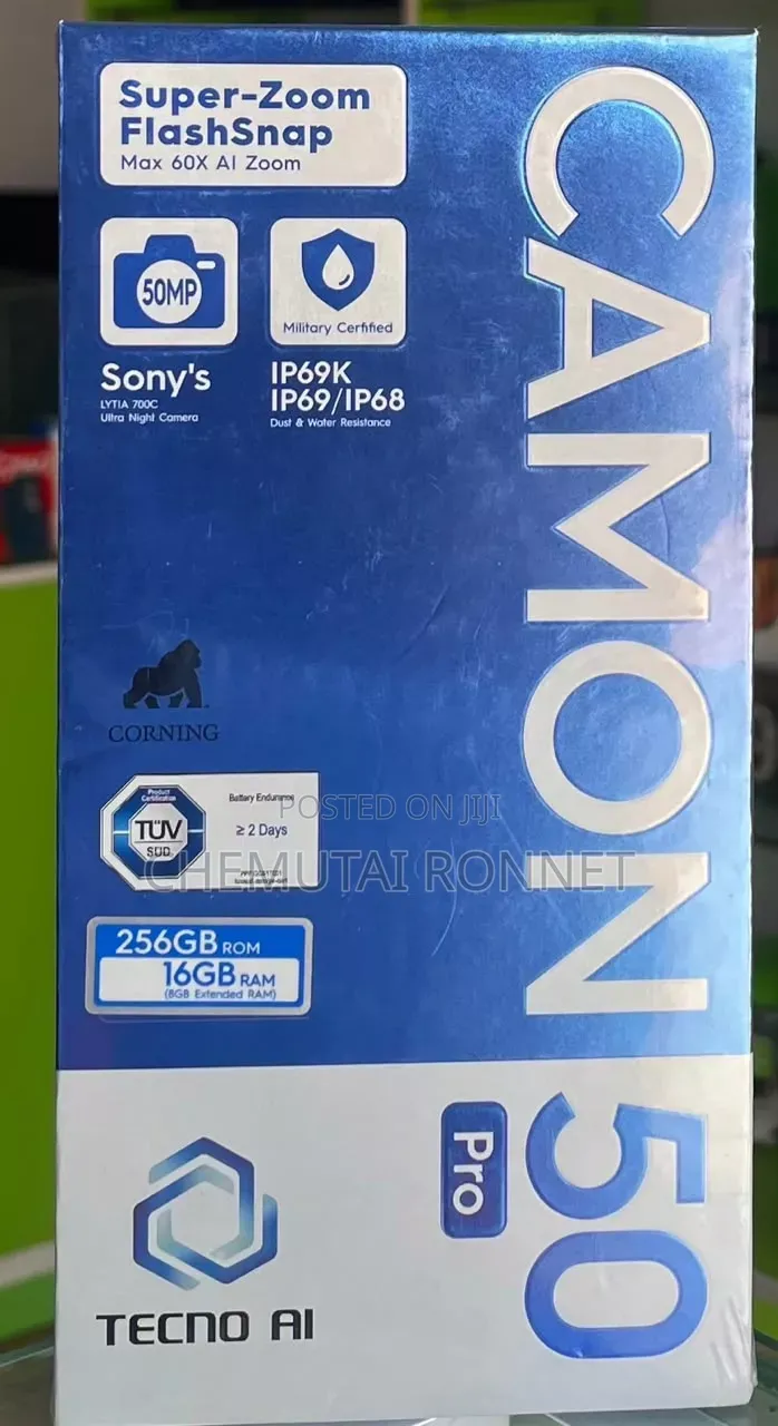 New Tecno Camon 50 Pro 256 GB Green