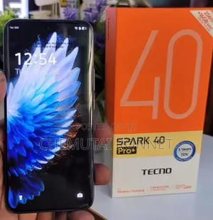 New Tecno Spark 40 Pro+ 256 GB Black