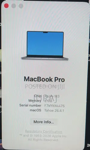 Laptop Apple MacBook Pro 8GB Apple M3 Pro SSD 1T