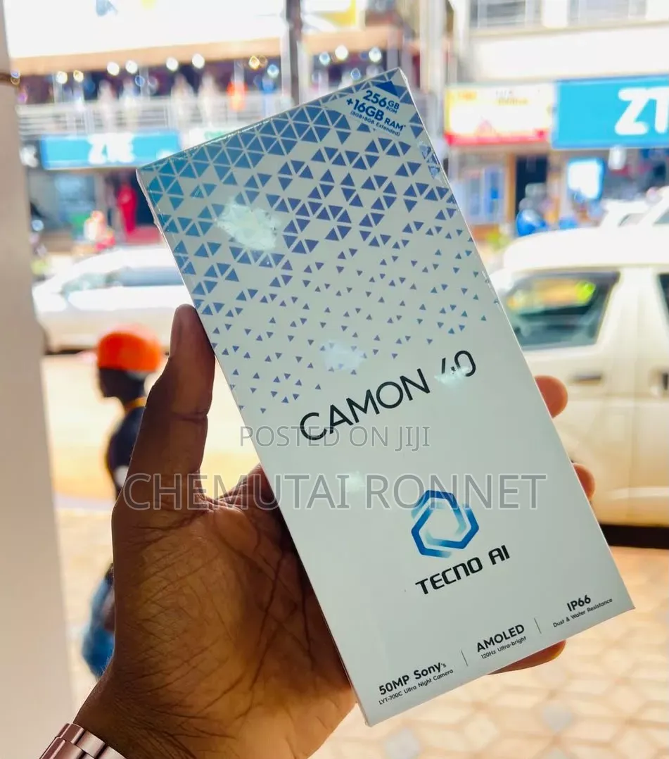 New Tecno Camon 40 Pro 4G 256 GB Black
