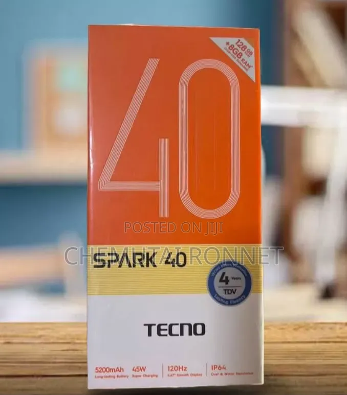 New Tecno Spark 40 256 GB Black