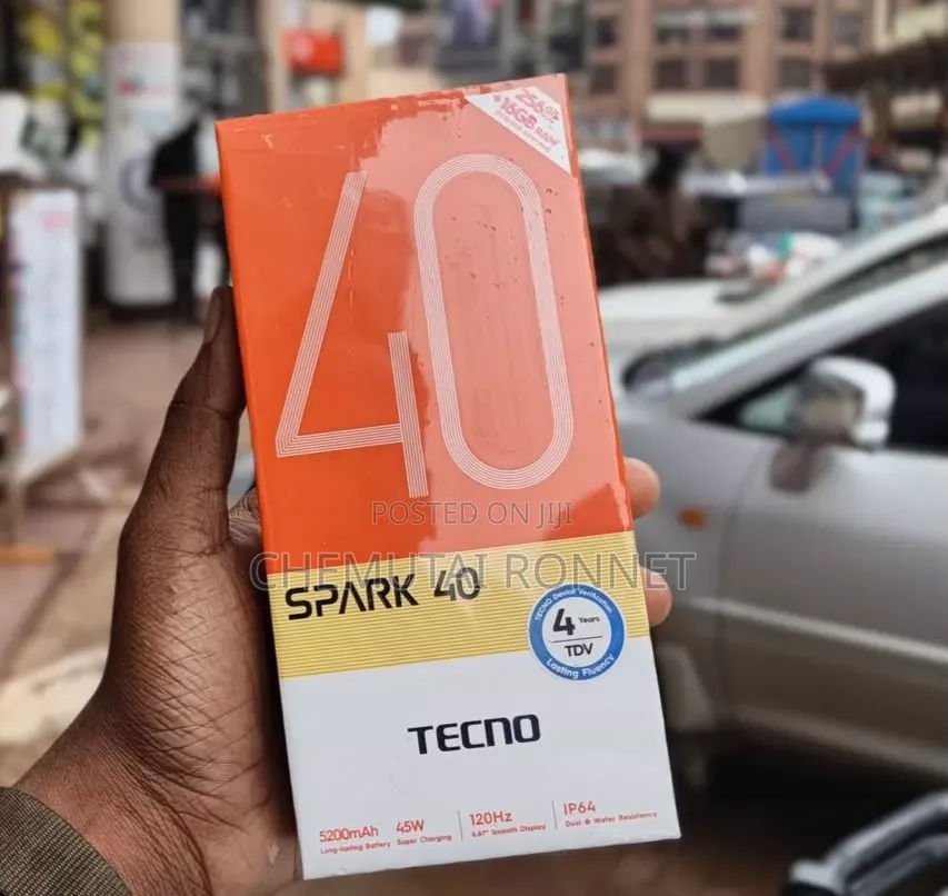 New Tecno Spark 40 256 GB Black