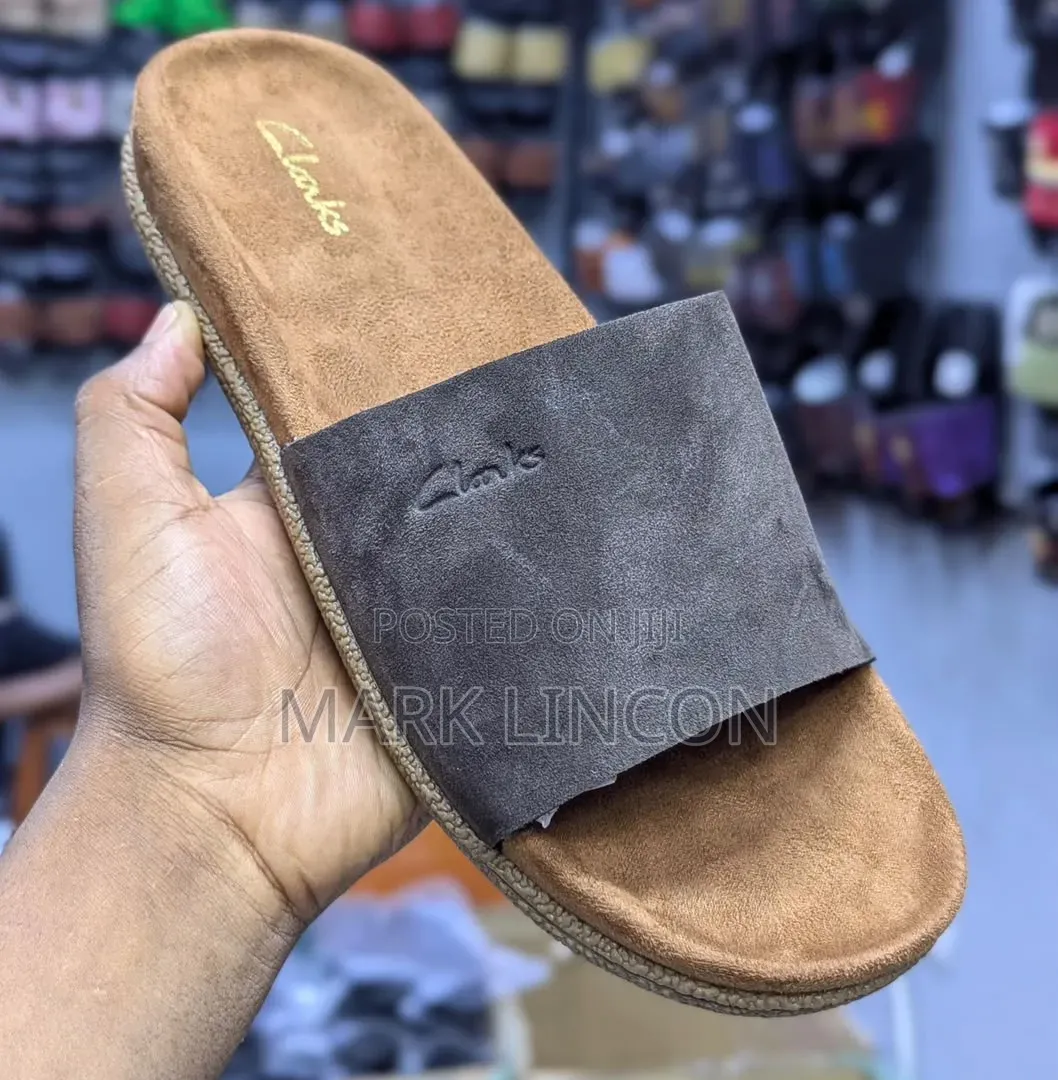 Clarks Suede Sandals Feature a Jute-Wrapped Sole Edge