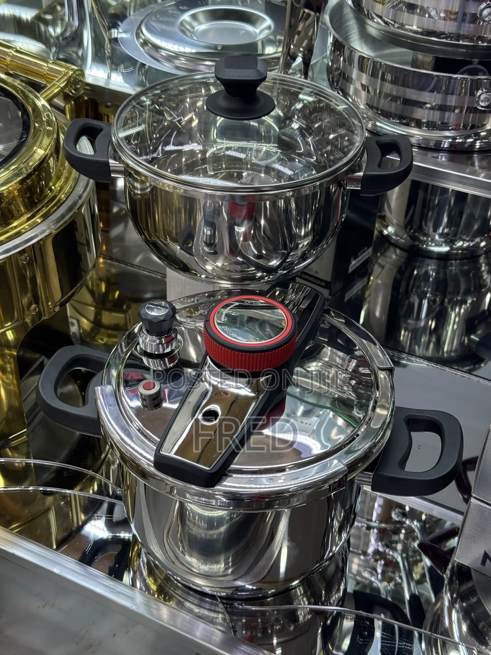 Deniphi Stainless Steel Pressure Cooker, Available In Capacities