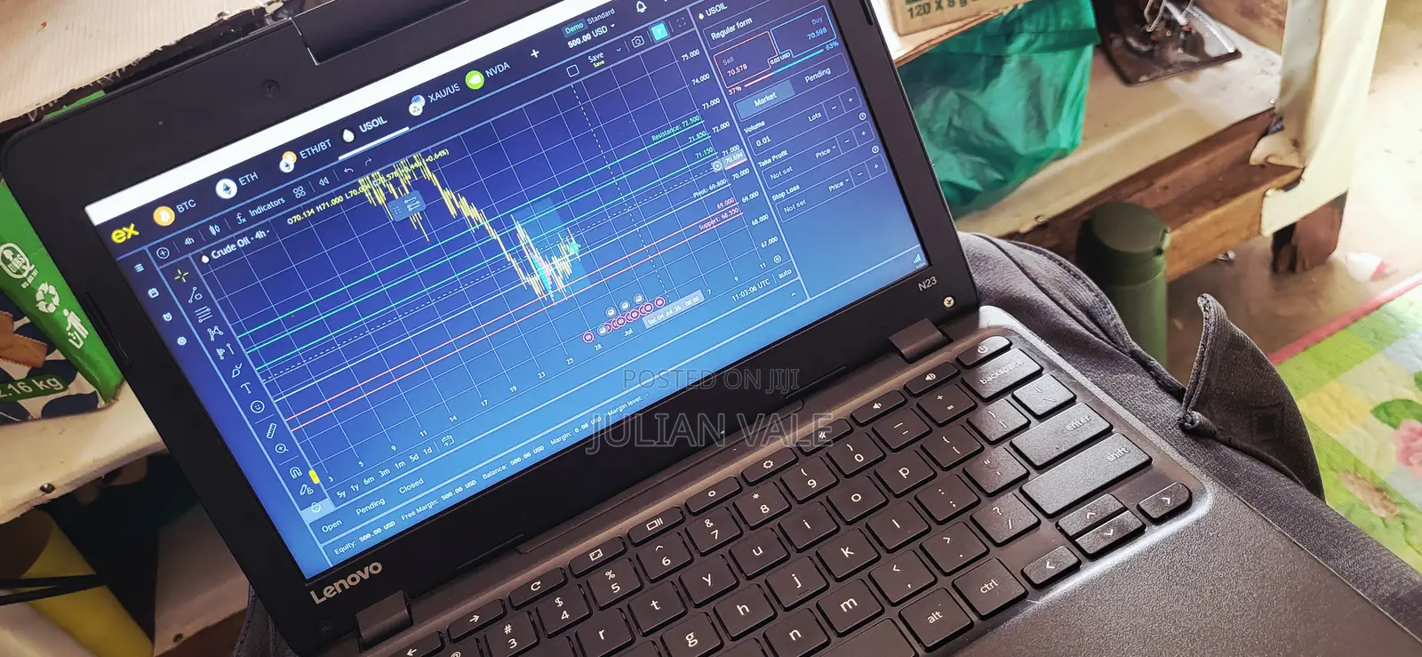 Laptop Lenovo Chromebook N23 16GB Intel Core i7 SSD 128GB
