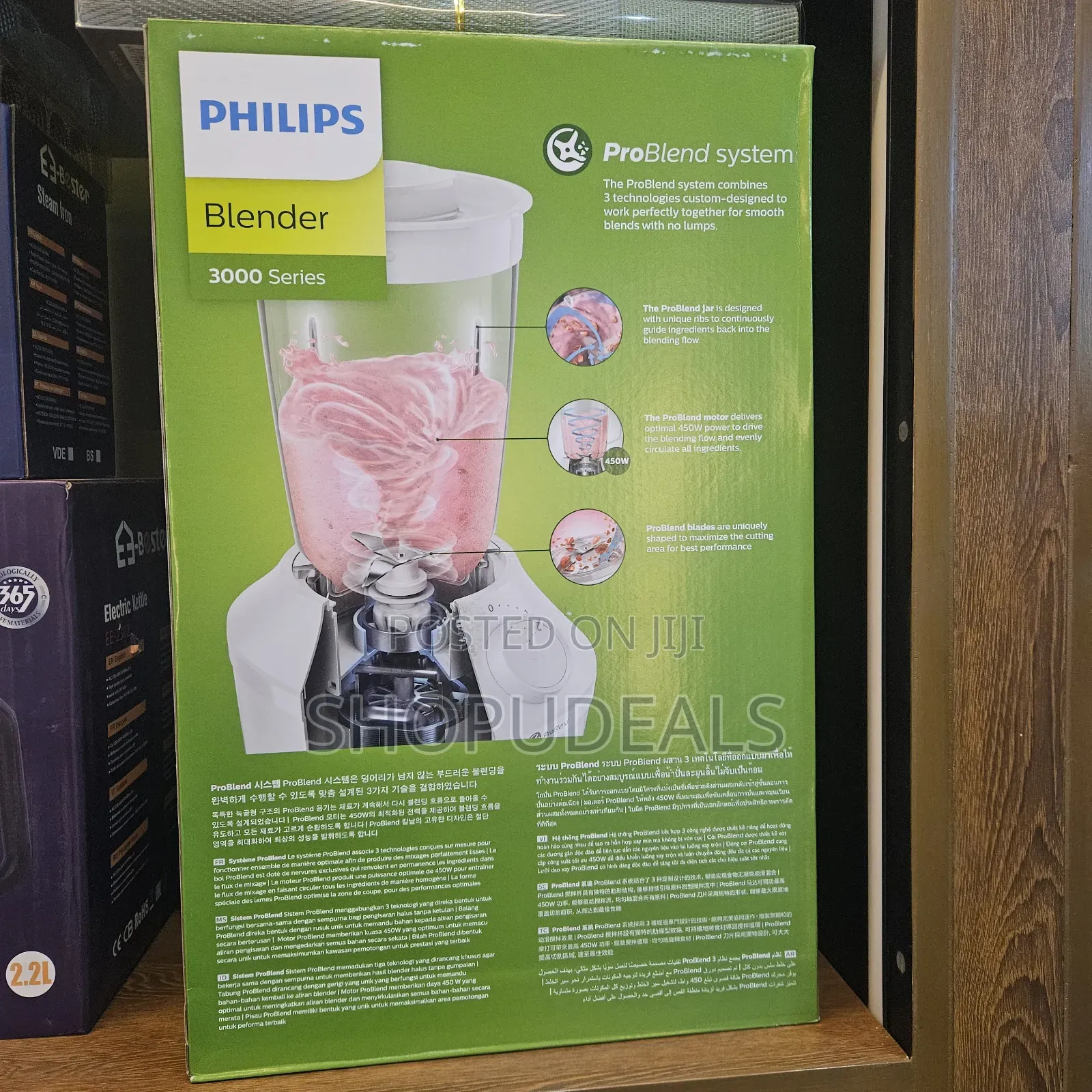 Philips Problend Blender With 2 Jars and a Mill Fast Juicing in 45sec