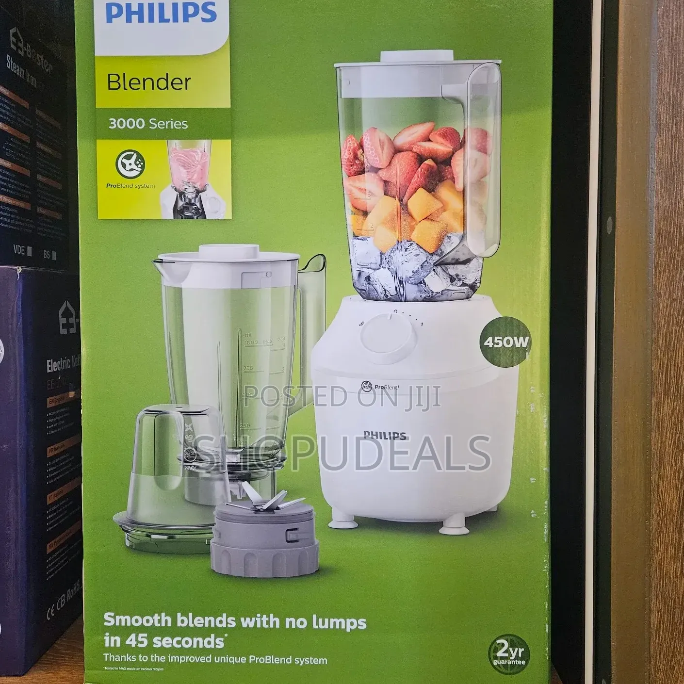 Philips Problend Blender With 2 Jars and a Mill Fast Juicing in 45sec