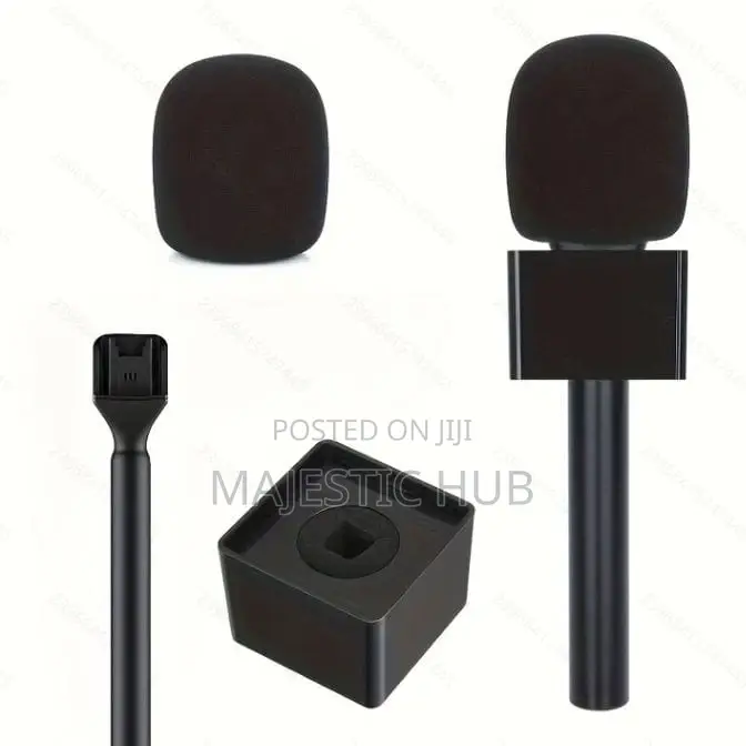 Wireless Lavalier Microphone Interview Handle – Handheld Mic Adapter