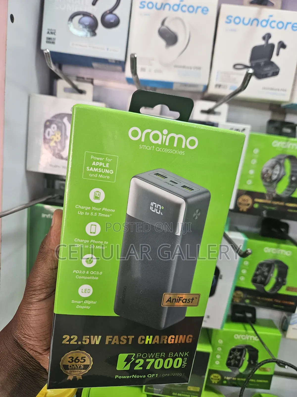 Oraimo Power Bank 27000mah Powernova Qf1 22.5w
