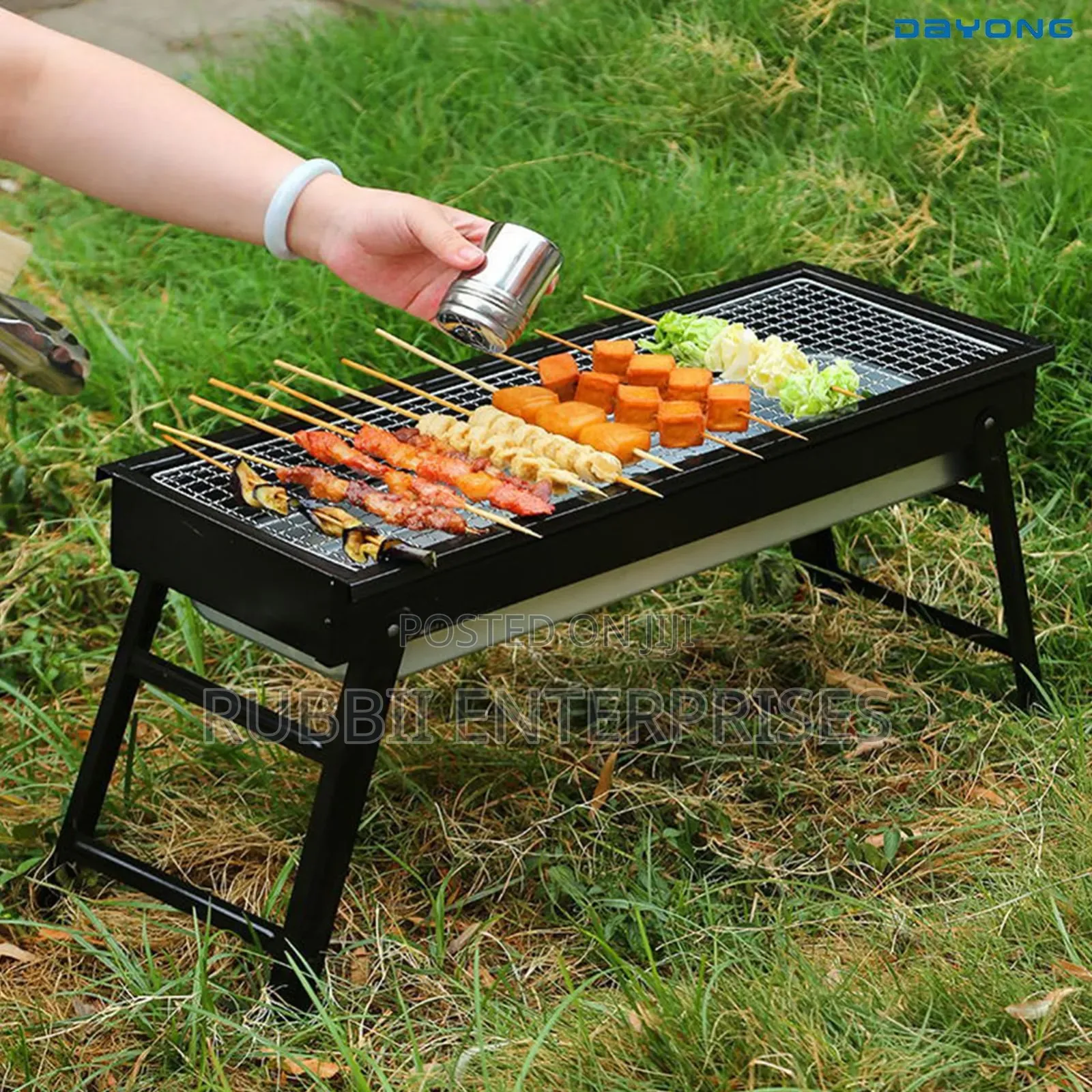 Foldable BBQ Charcoal Grill Kit.