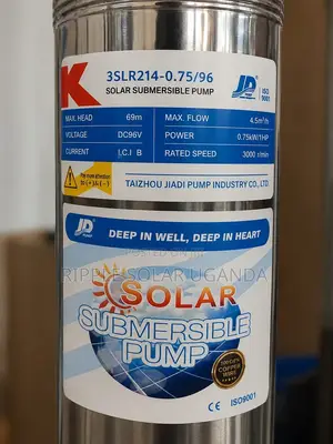 Solar Water Pump 750w 69m Head Deep Well Borehole 4500l/H 96v