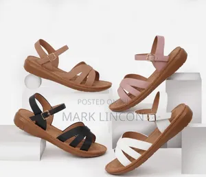 Women's Cross-Strap Comfort Flat Sandals