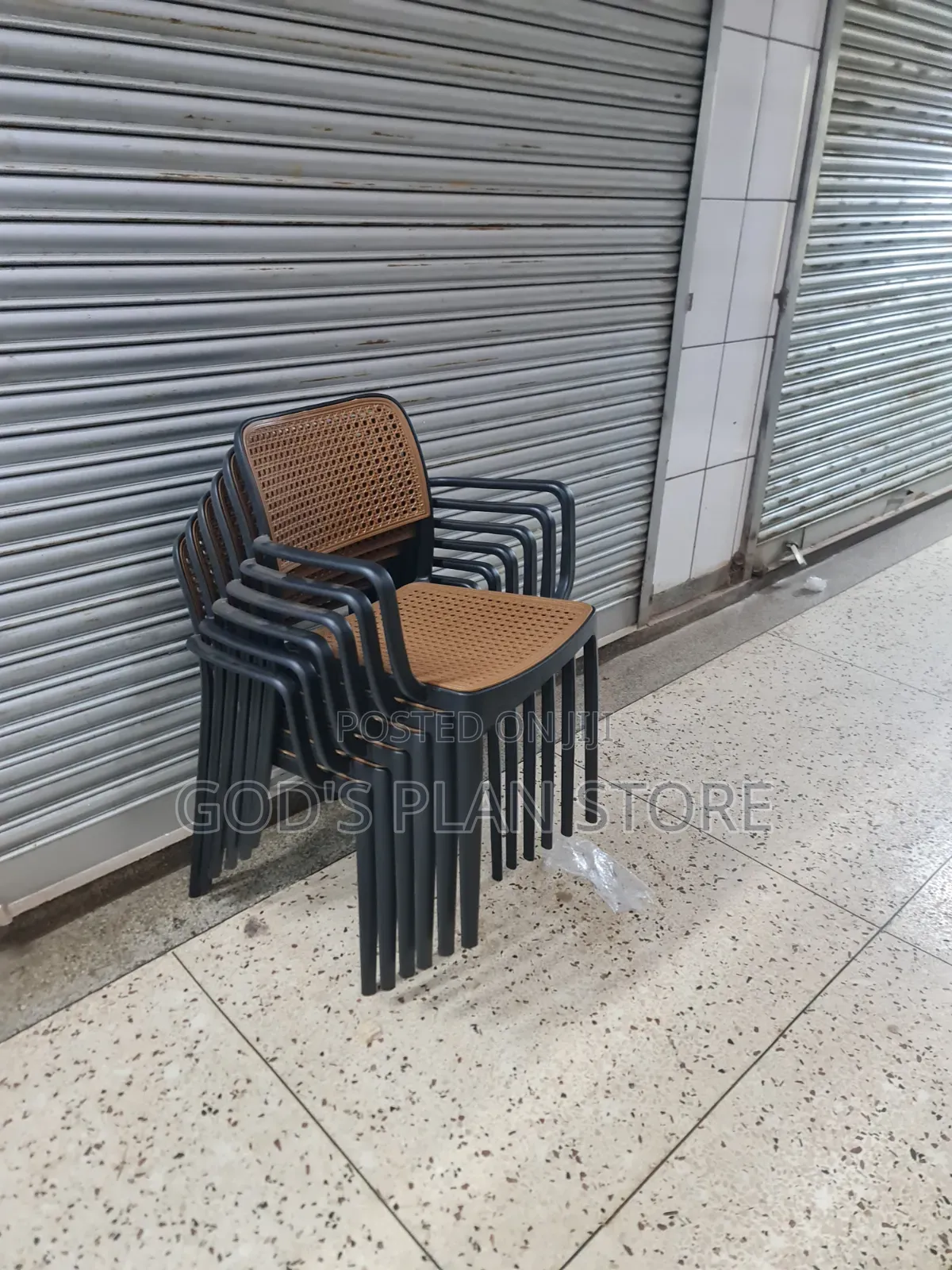 6pcs Meshed Plastic Chairs Plastic Chairs