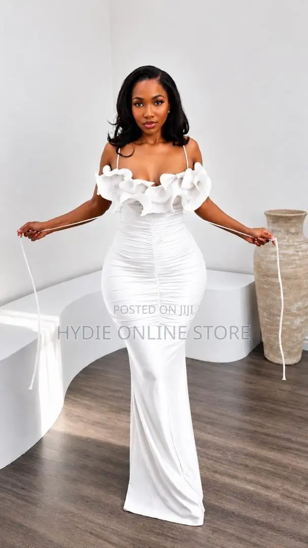 Long Floral Unique Armless Dress