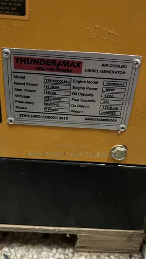 Generator 15 Kva Equal Power, Remote Controller