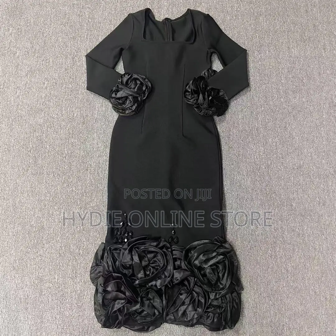 Long Sleeved Party Dress