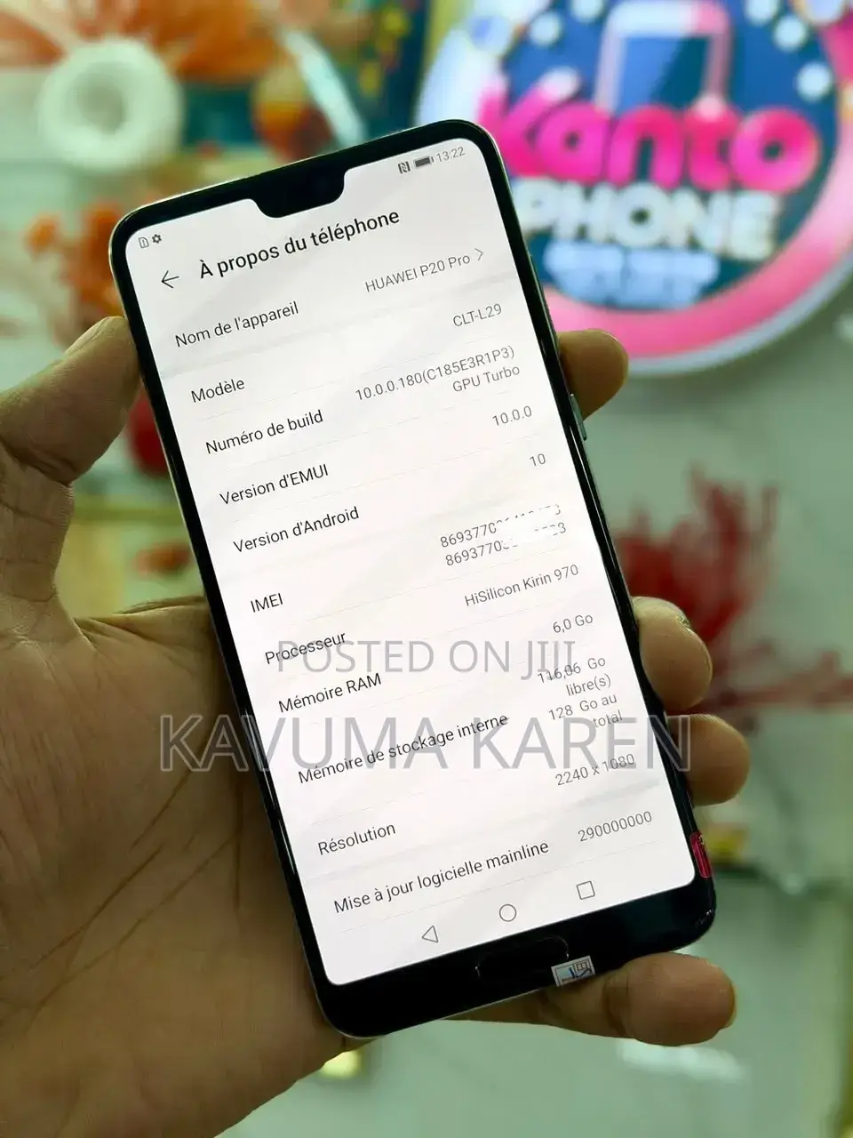 Huawei P20 Pro 128 GB Silver