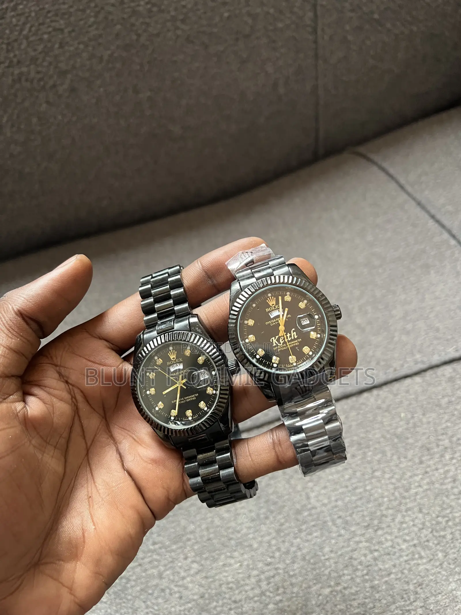 Black Rolex Watch