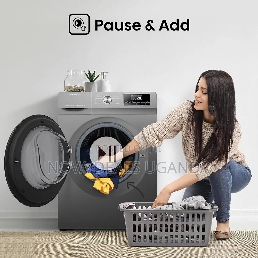 Hisense 10 Kg Front Load Washer Washing Machine