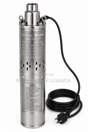 370w AC Borehole Water Pump 80m Deep Well Submersible Pump