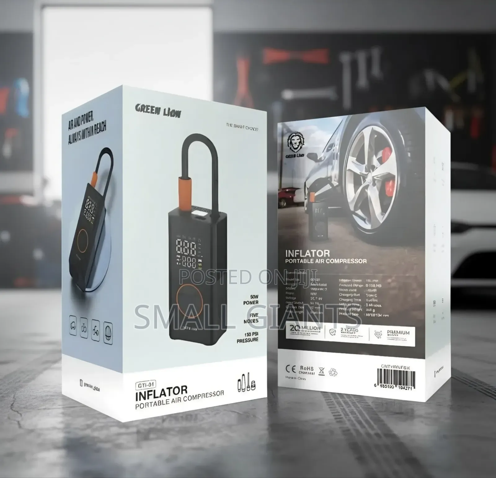 Green Lion Gti-01 Portable Air Compressor