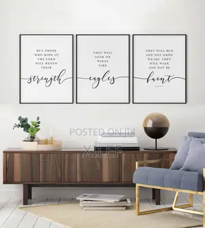 Trio Bible Verse Wall Art for Christians — All Glory to God