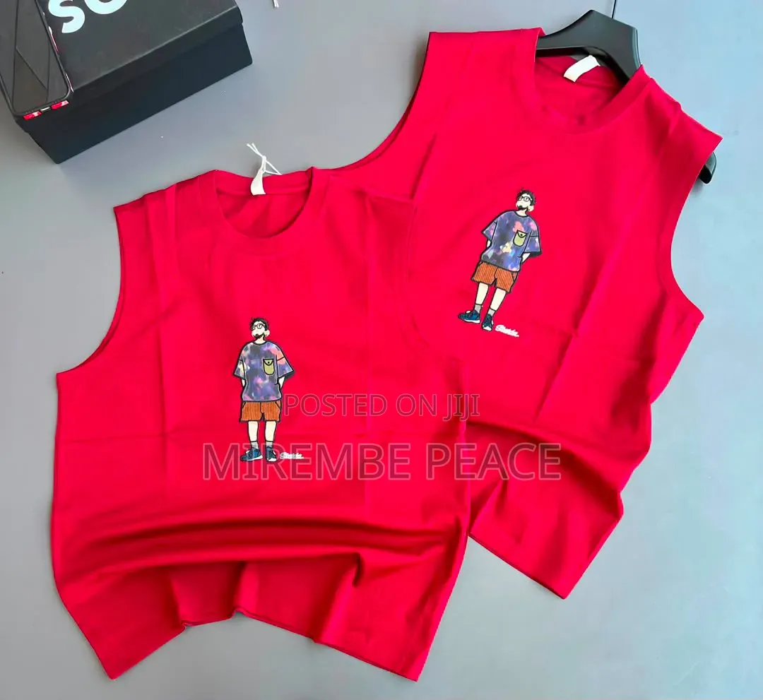 Sleeveless Cotton T-Shirts