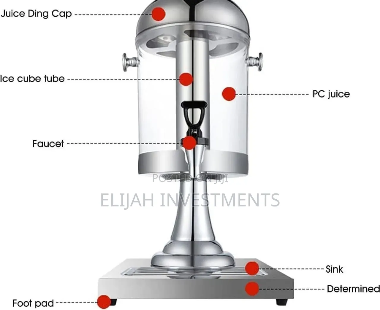 24litres Commercial Tripple Juicer Dispenser