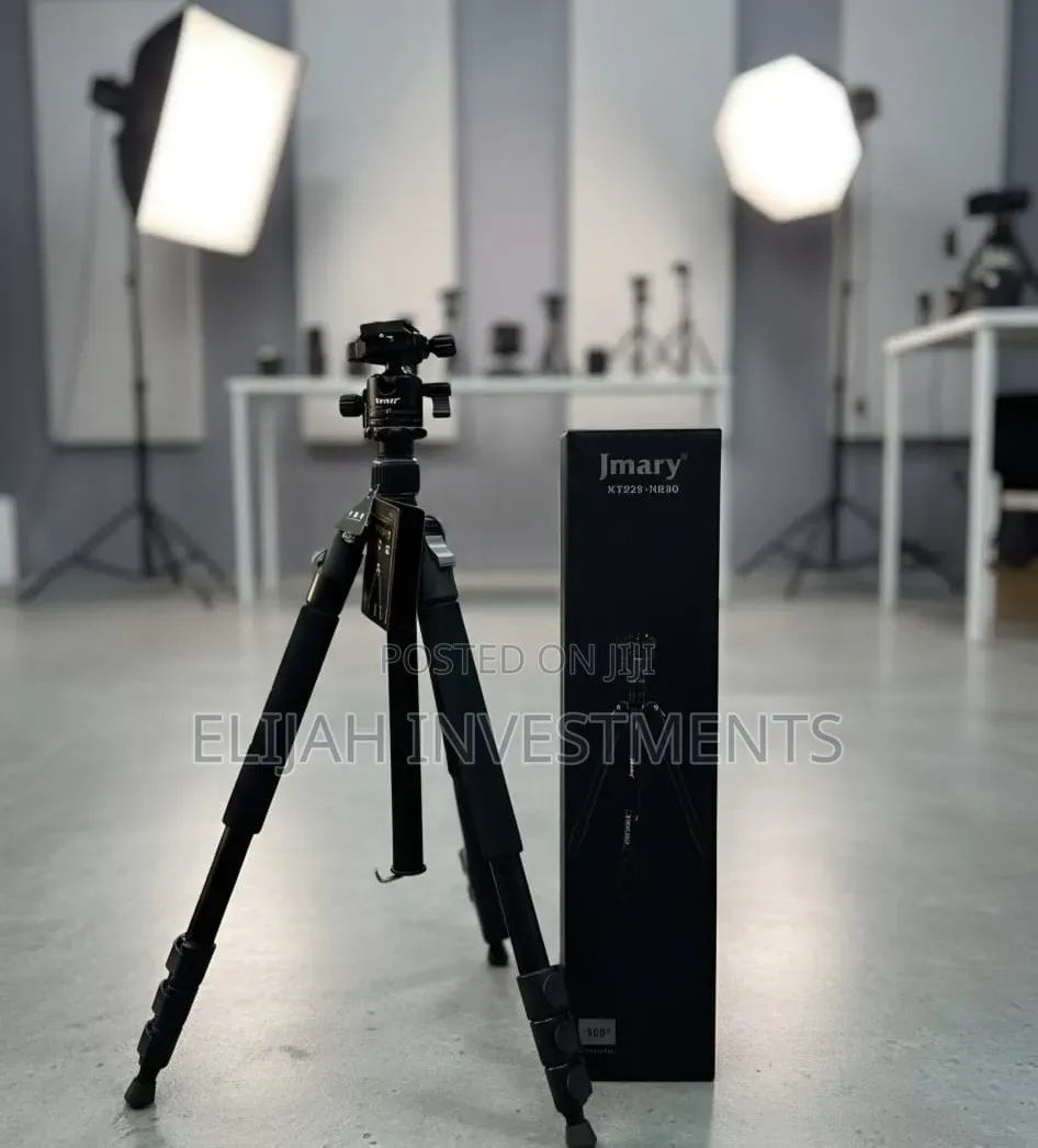 Jmary Kt325+Nb30 Professional Aluminum Alloy Camera Tripod
