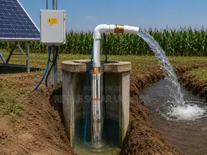 750w Ac Electric Deep Well Borehole Pump 93m Head 5800l/H