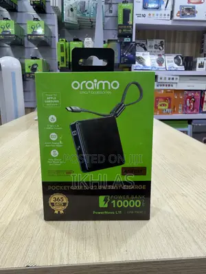 Oraimo Powerbank Powernova L11 Opb-7103c 10000mah Portable Powerbank