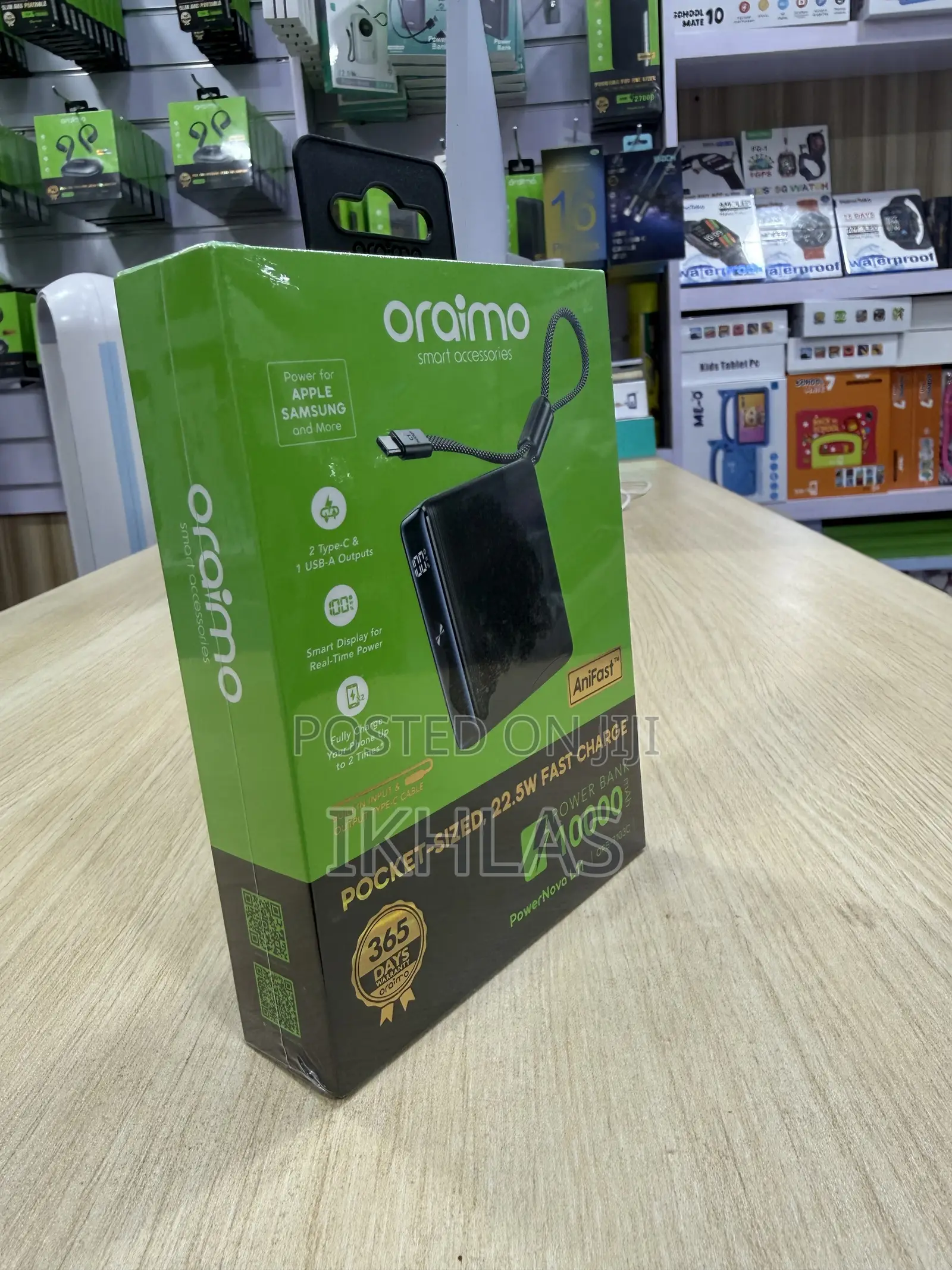 Oraimo Powerbank Powernova L11 Opb-7103c 10000mah Portable Powerbank