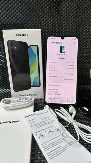New Samsung Galaxy A16 5G 256 GB Black