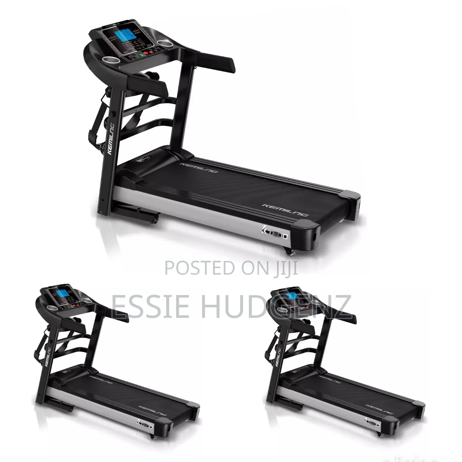 Electric Treadmill Running Exercise Machine With LCD Display