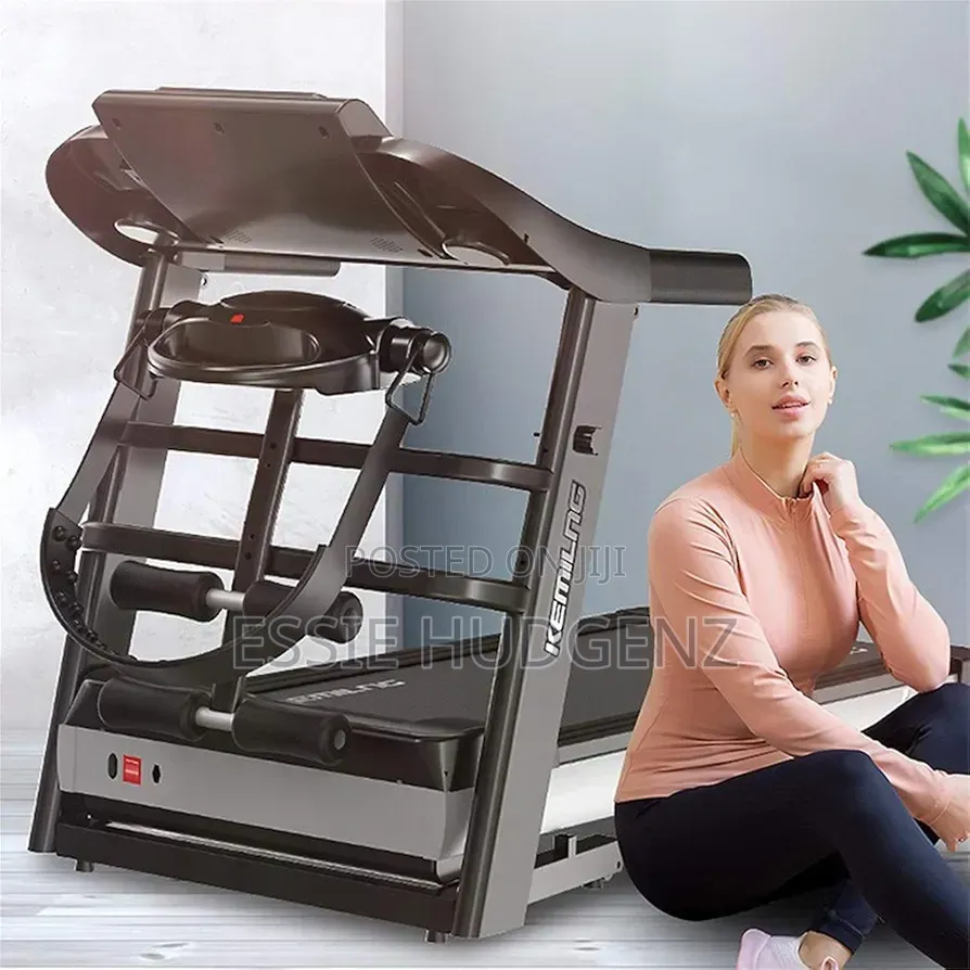 Electric Treadmill Running Exercise Machine With LCD Display