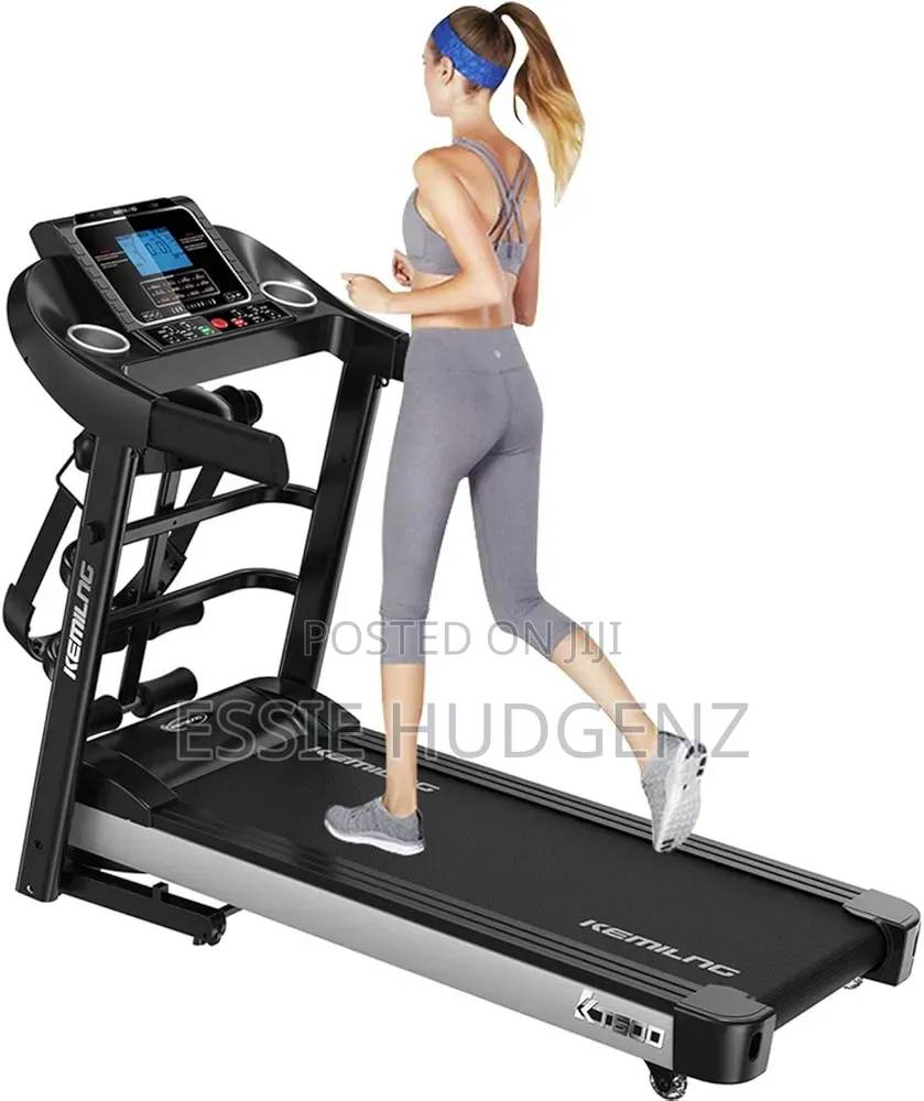 Electric Treadmill Running Exercise Machine With LCD Display