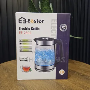 Bester Ee-2302 Is a 1500w Glass Electric Kettle