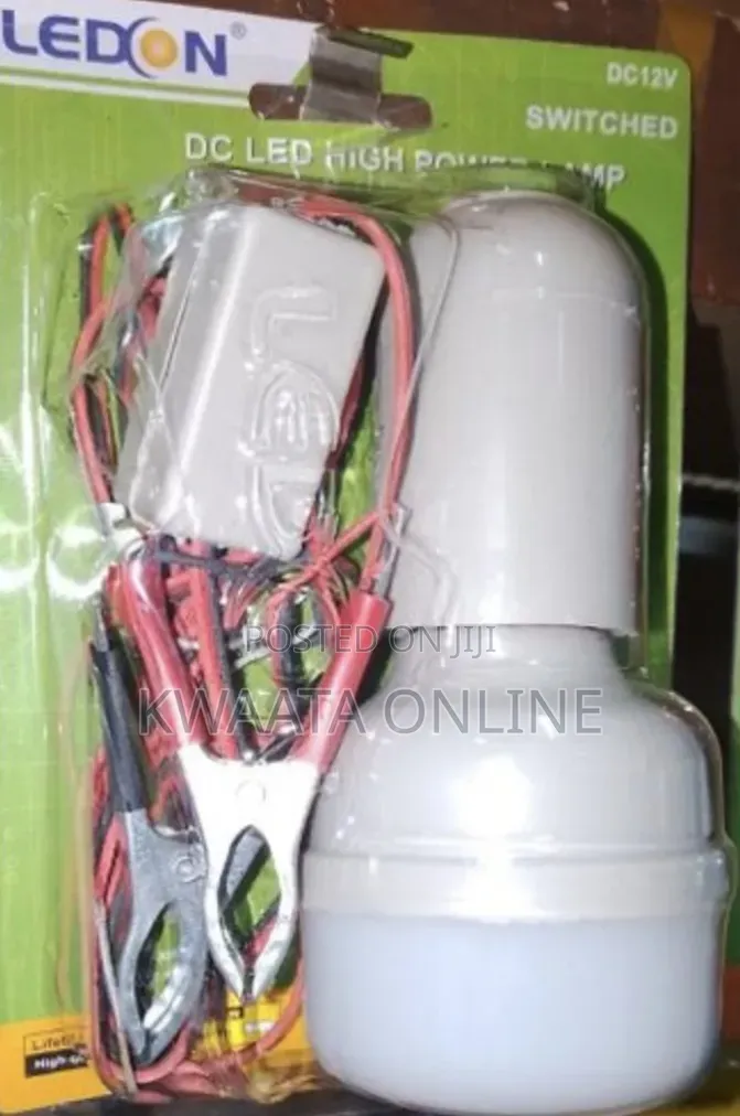 1w Ledon Dc Solar Bulb Complete 12v -1 Pc