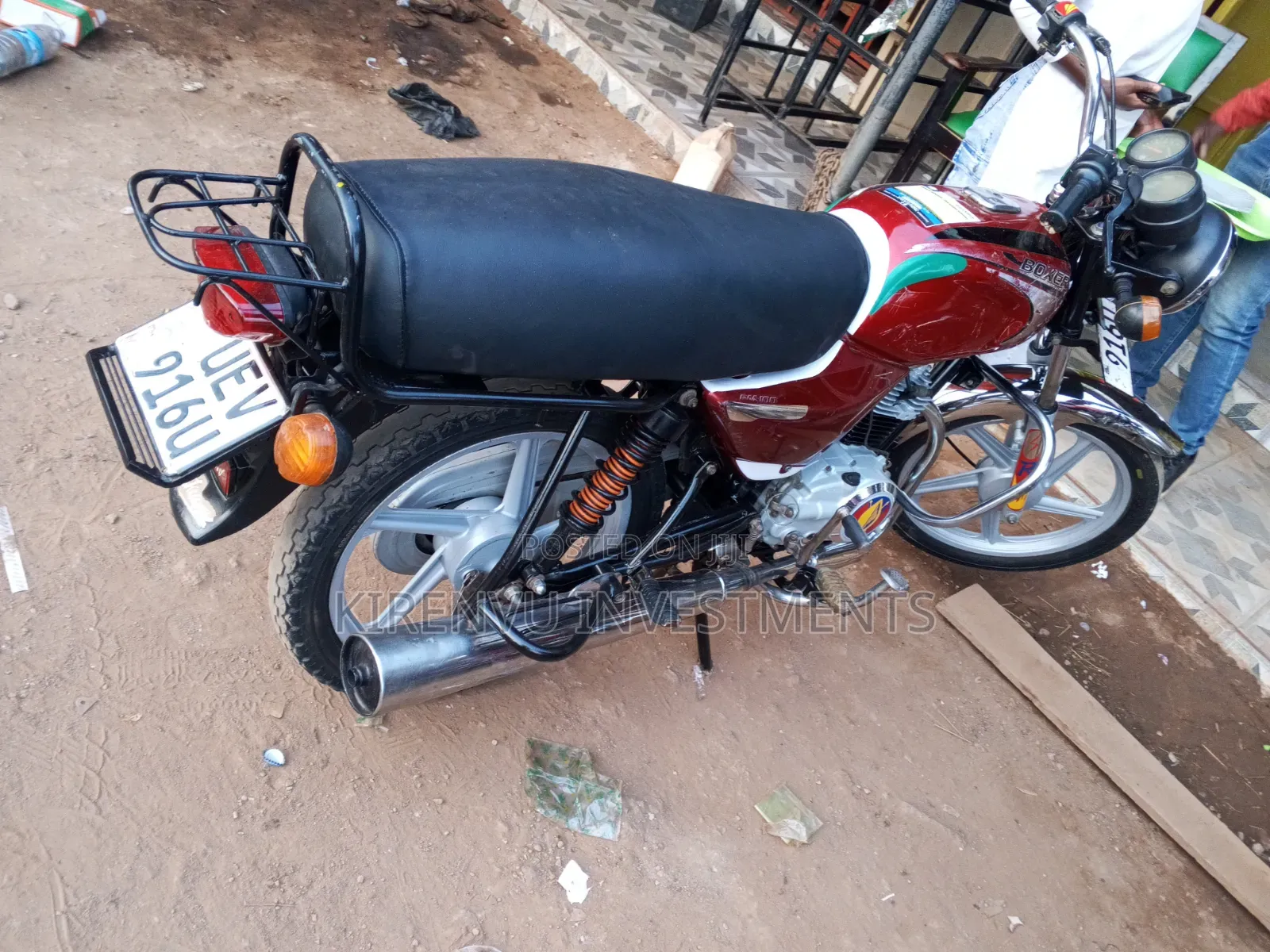 Bajaj Boxer 100 2016 Red